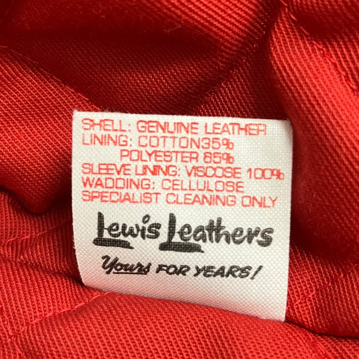 Lewis Leathers LIGHTNINGダブルライダースジャケット 古着・中古-8枚目のアイテム画像