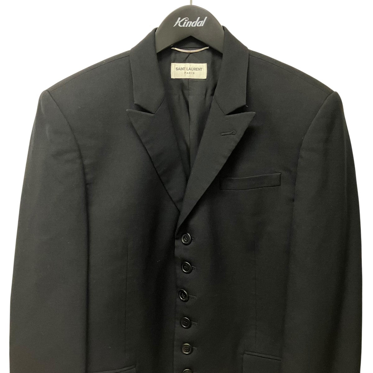 Saint Laurent Paris ピークドラペルジャケット587474 古着・中古-3枚目のアイテム画像