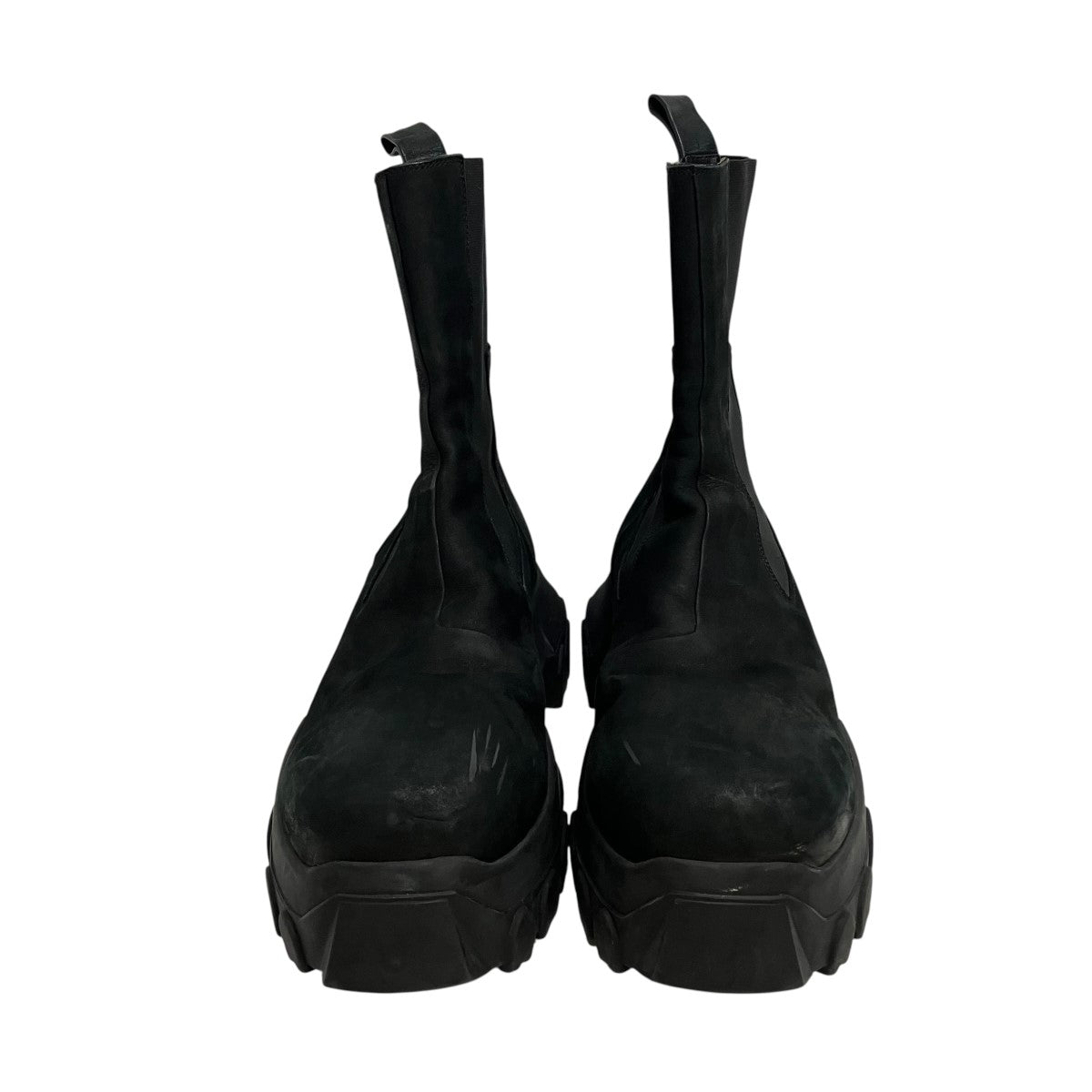 RICK OWENS Bozo Tractorサイドゴアブーツ 古着・中古-2枚目のアイテム画像