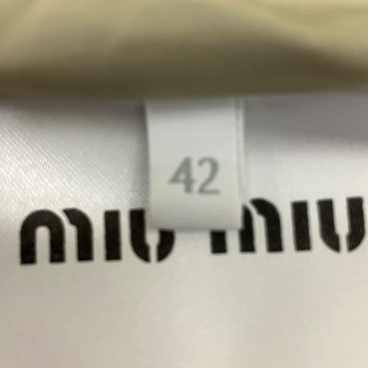 MIU MIU テクニカルポンシー ダウンジャケットML1111 古着・中古-6枚目のアイテム画像
