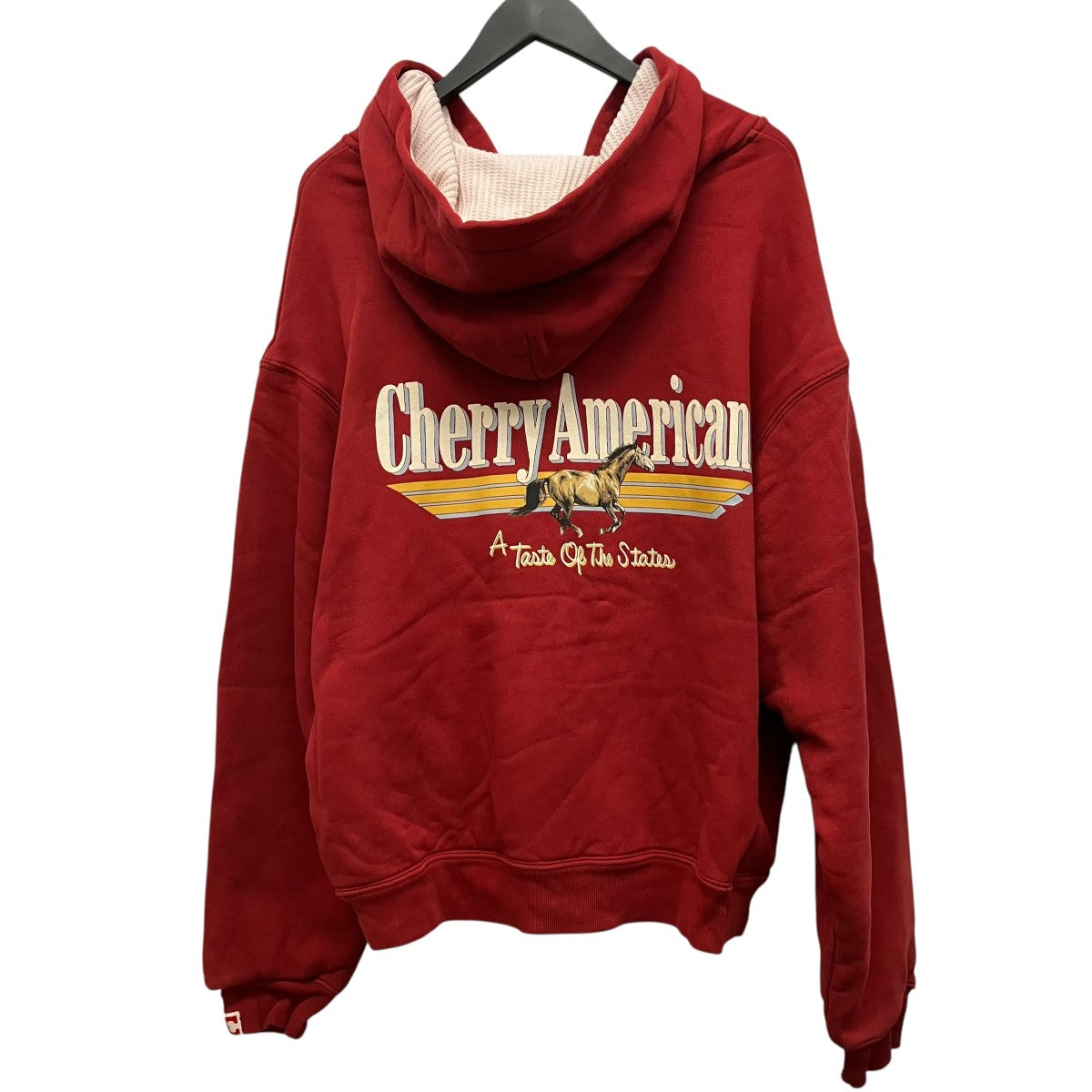 CHERRY LOS ANGLES サーマルZIP UPパーカー 古着・中古-2枚目のアイテム画像