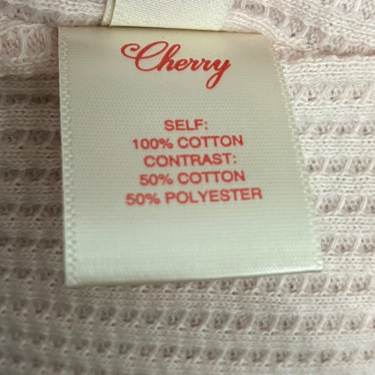 CHERRY LOS ANGLES サーマルZIP UPパーカー 古着・中古-7枚目のアイテム画像