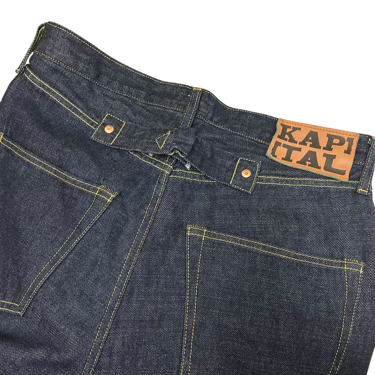KAPITAL MEXICAN TUXEDO12．5ozメキシカンタキシード ボーン刺繍デニムパンツEK-1528LPA 古着・中古-5枚目のアイテム画像