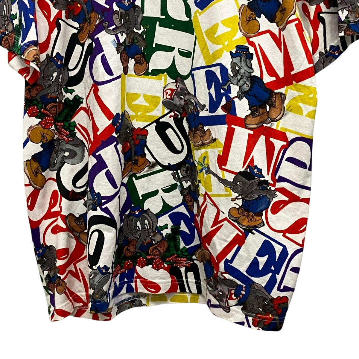 Supreme 22AWElephant S S Top総柄Tシャツ 古着・中古-4枚目のアイテム画像