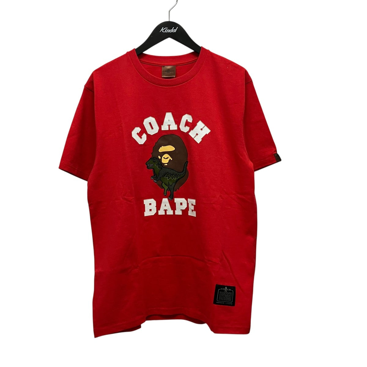 COACH×A BATHING APE REXY TEEロゴTシャツ001ETEG231901X 古着・中古-1枚目のアイテム画像