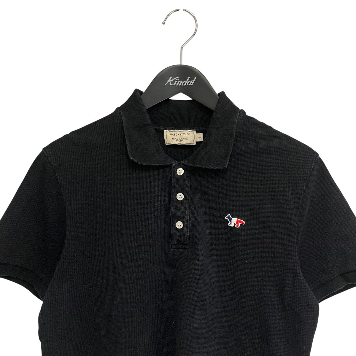 MAISON KITSUNE ワンポイントポロシャツAM00200KJ7002 古着・中古-3枚目のアイテム画像