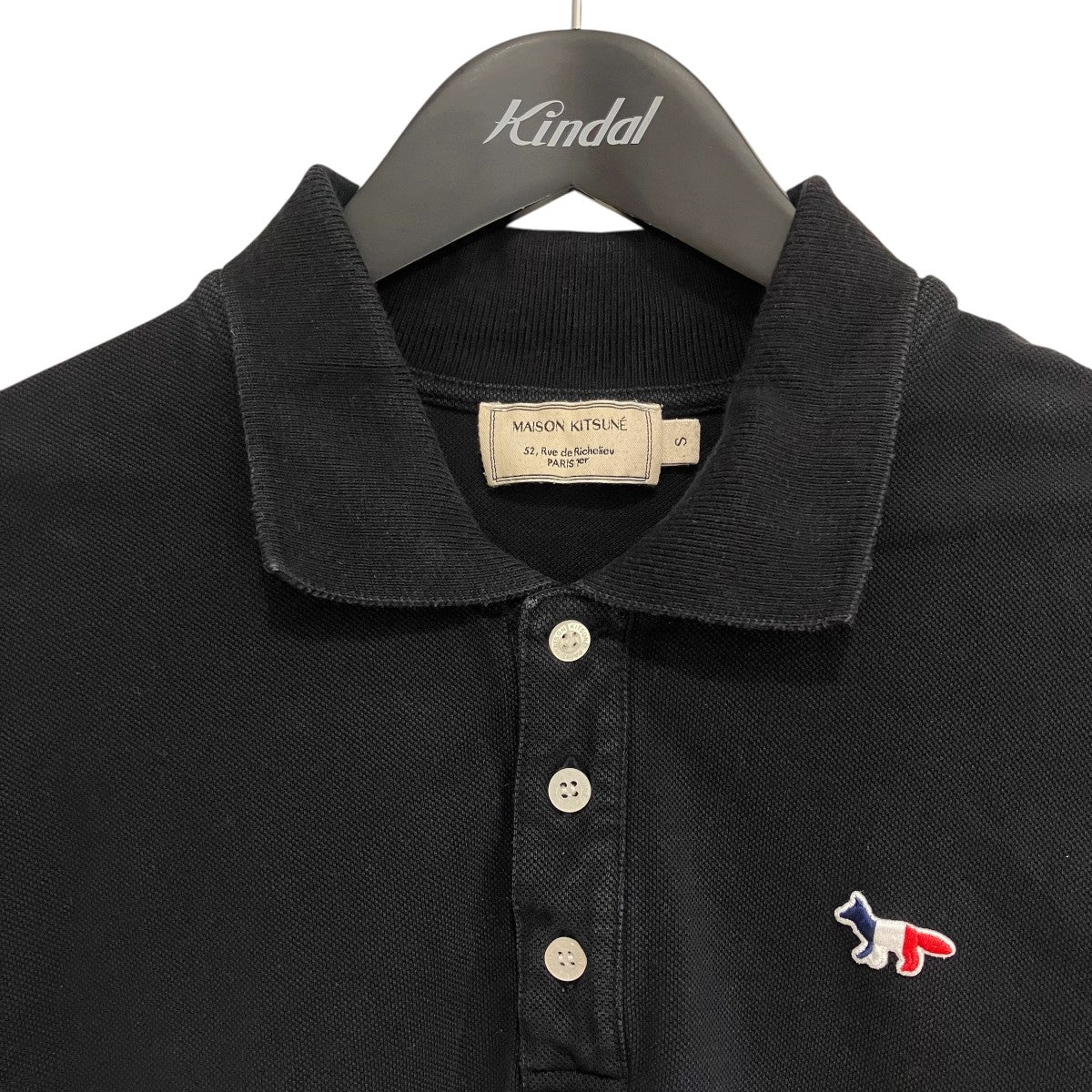 MAISON KITSUNE ワンポイントポロシャツAM00200KJ7002 古着・中古-5枚目のアイテム画像