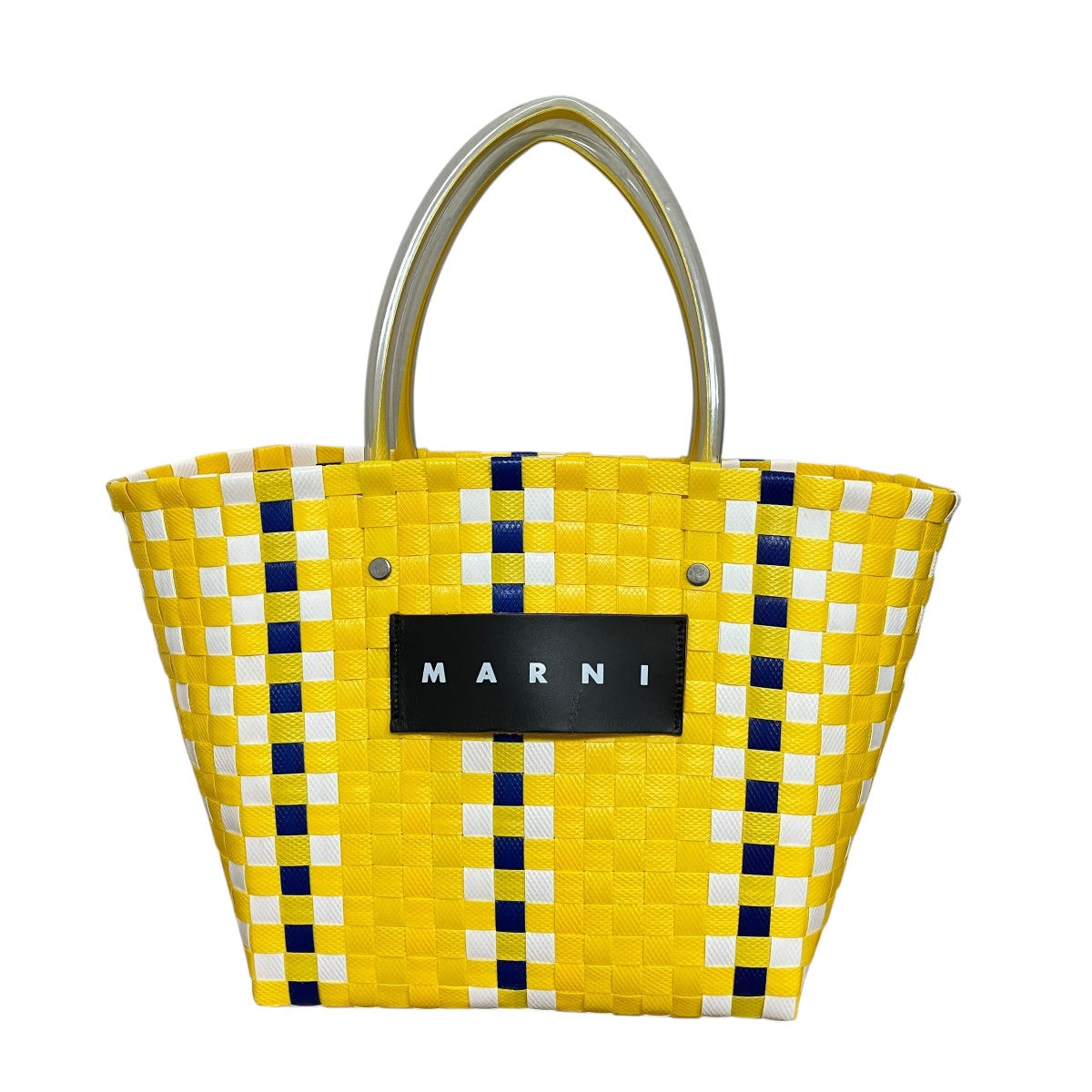 MARNI チェックハンドカコバッグ 古着・中古-1枚目のアイテム画像