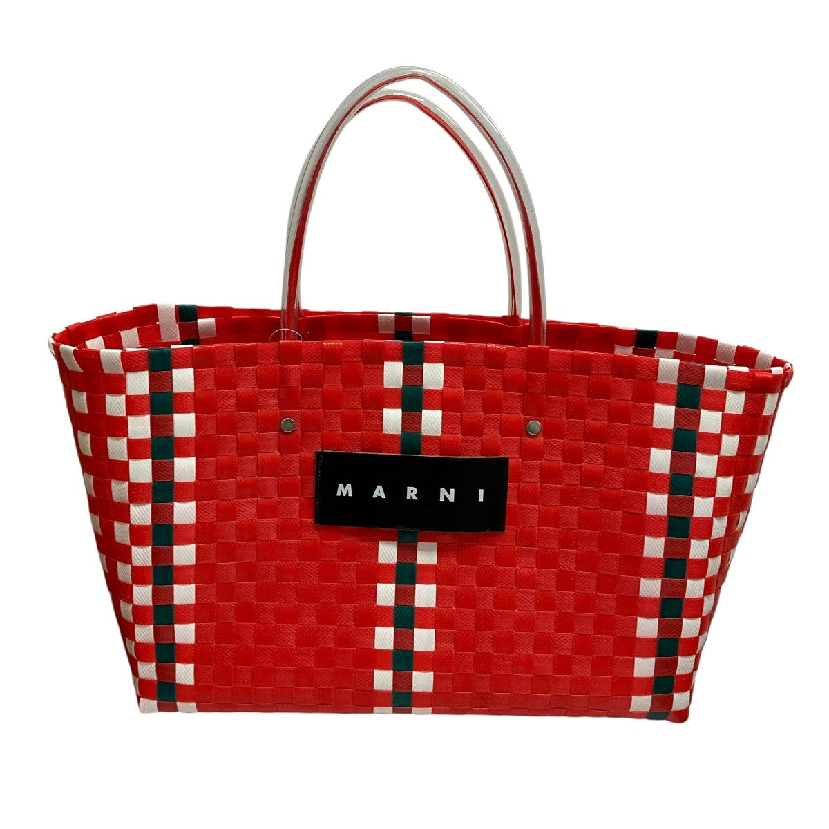 MARNI チェックハンドカゴバッグ 古着・中古-1枚目のアイテム画像