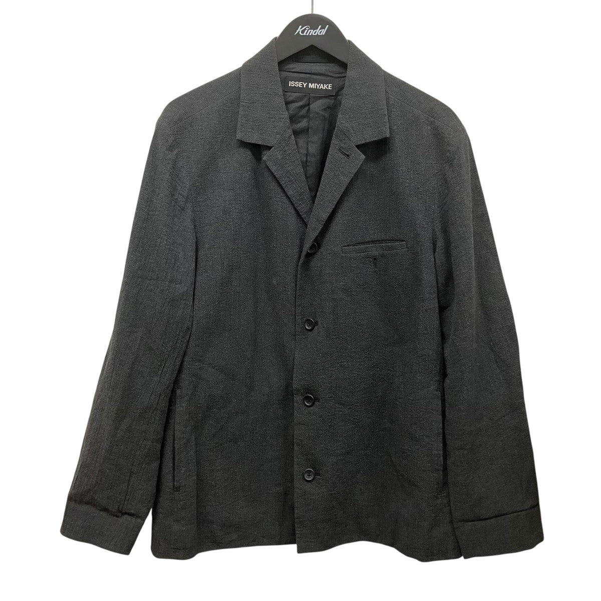 ISSEY MIYAKE MEN ノッチドラペル4BジャケットME91FU052 古着・中古-1枚目のアイテム画像