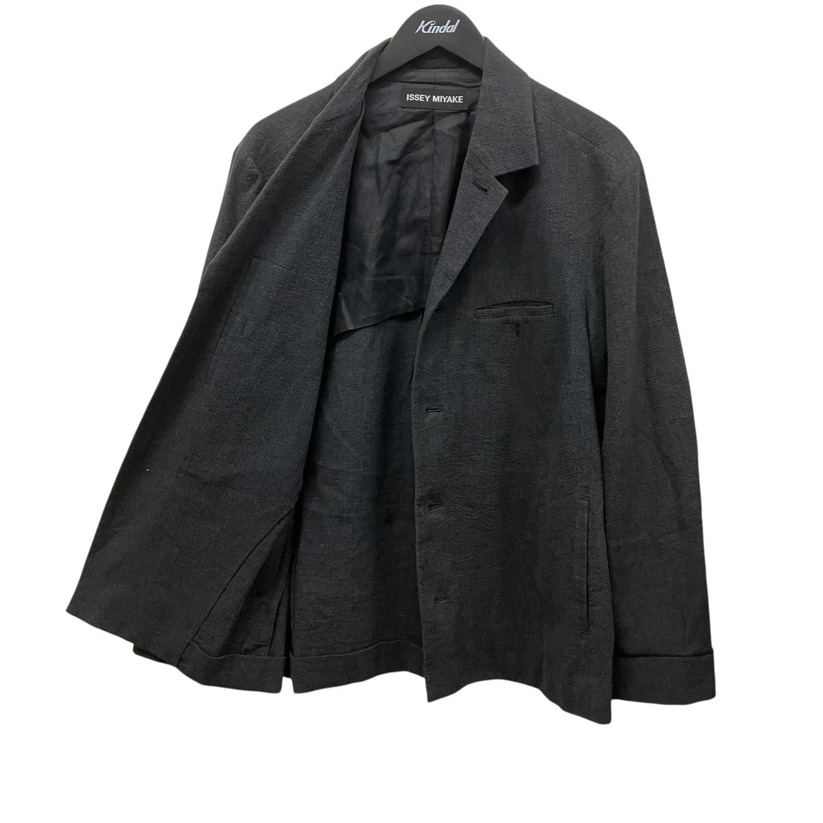 ISSEY MIYAKE MEN ノッチドラペル4BジャケットME91FU052 古着・中古-3枚目のアイテム画像