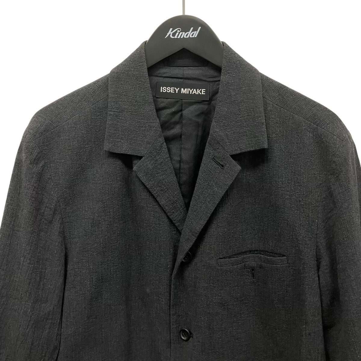 ISSEY MIYAKE MEN ノッチドラペル4BジャケットME91FU052 古着・中古-4枚目のアイテム画像