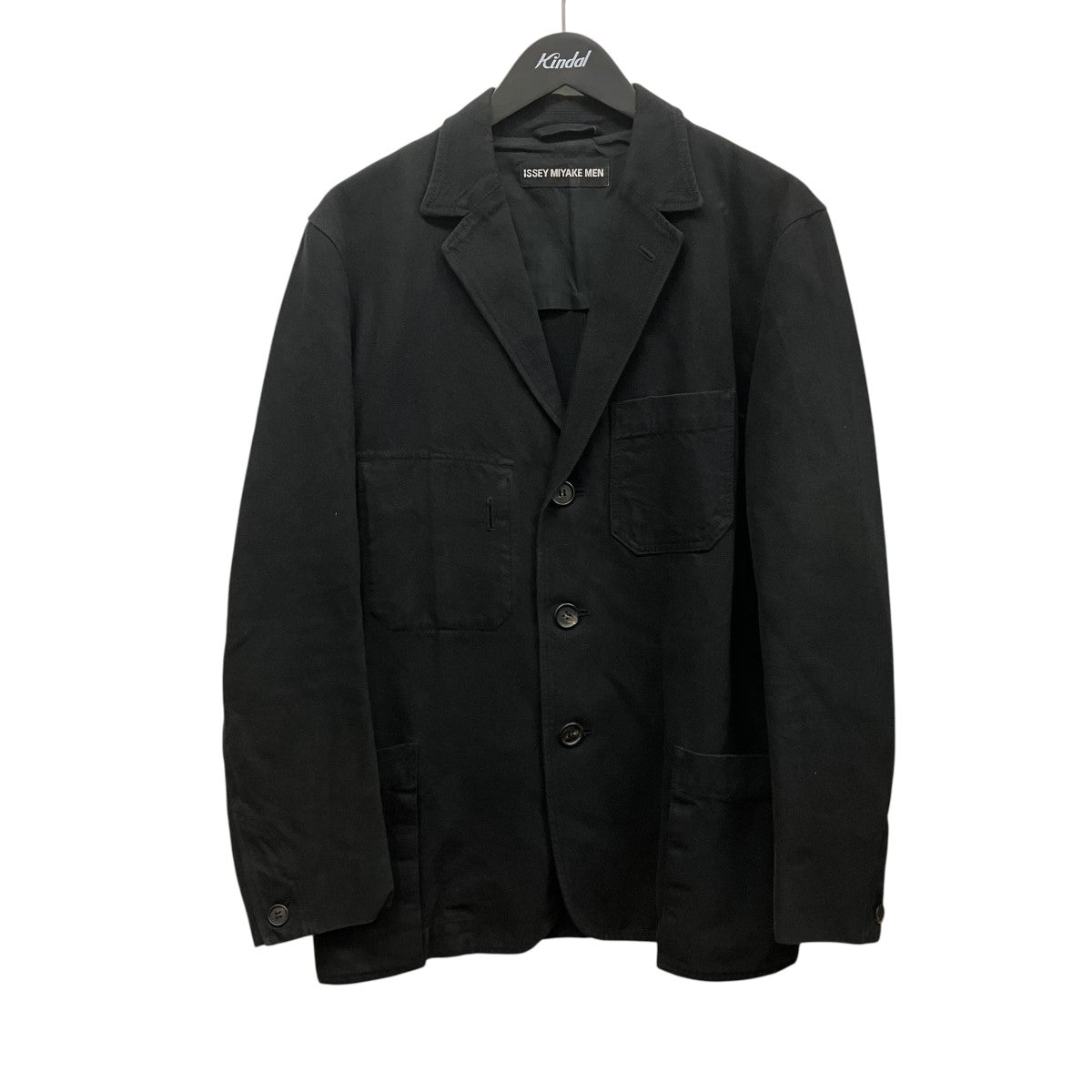 ISSEY MIYAKE MEN ペーパー混ノッチドラペル3BジャケットME31FF092 古着・中古-1枚目のアイテム画像