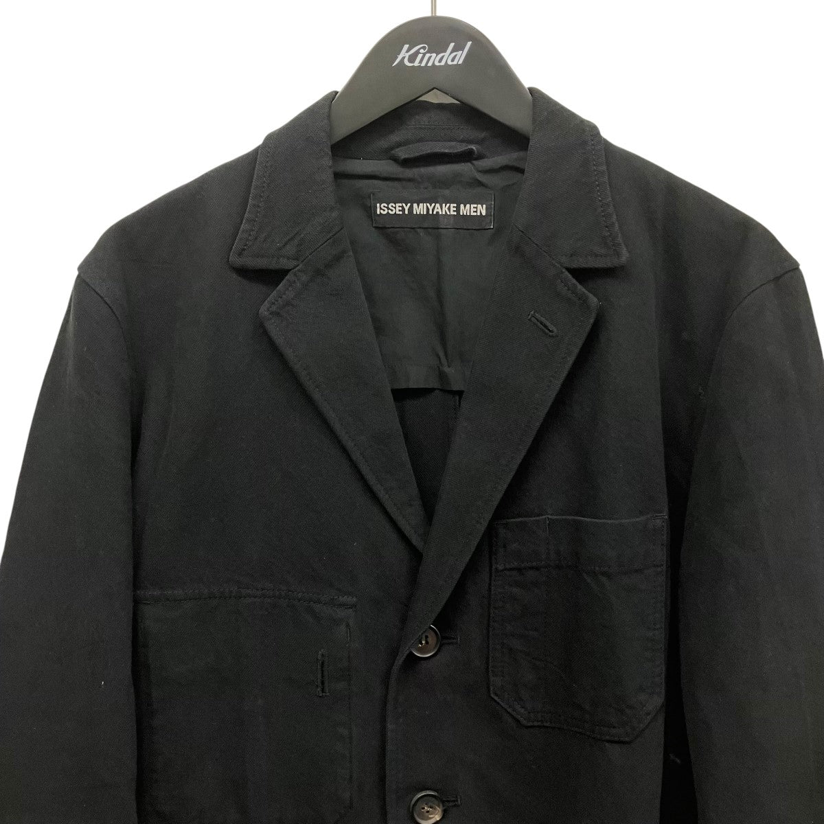 ISSEY MIYAKE MEN ペーパー混ノッチドラペル3BジャケットME31FF092 古着・中古-3枚目のアイテム画像