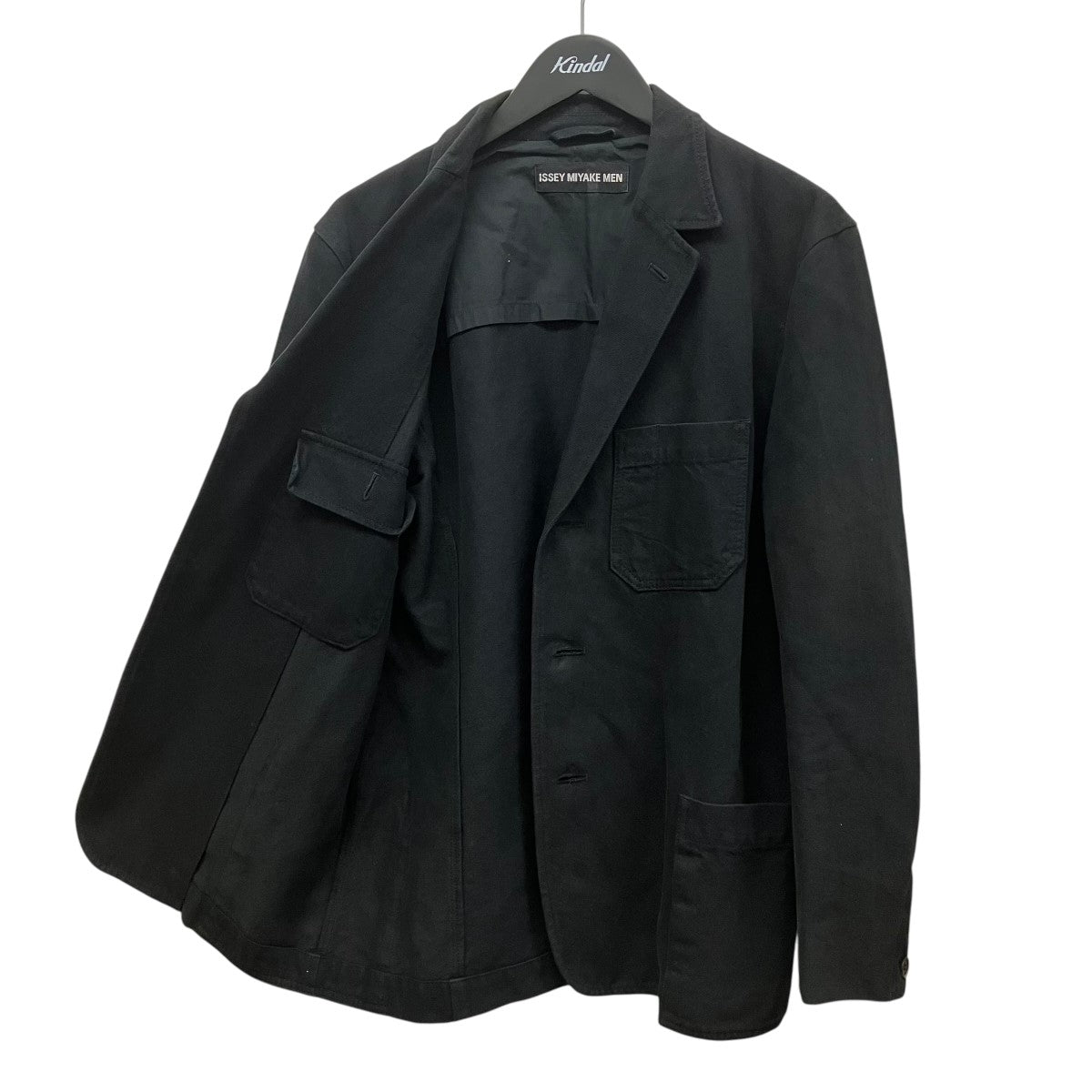 ISSEY MIYAKE MEN ペーパー混ノッチドラペル3BジャケットME31FF092 古着・中古-6枚目のアイテム画像