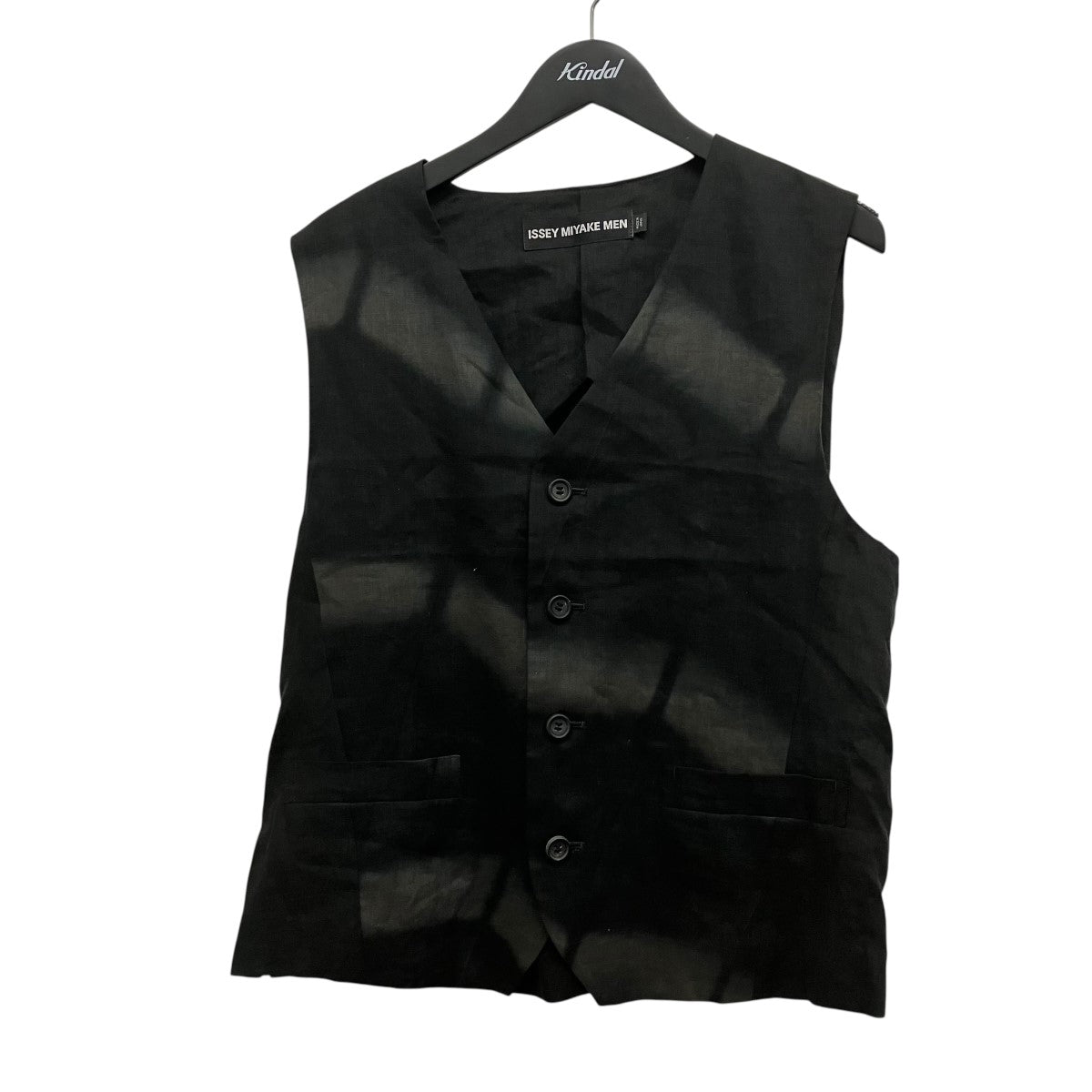 ISSEY MIYAKE MEN リネンベストME21FE132 古着・中古-1枚目のアイテム画像