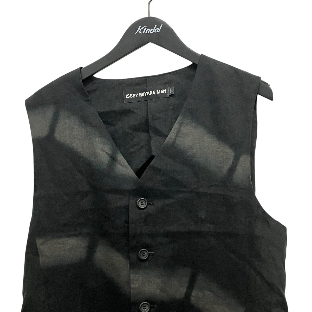 ISSEY MIYAKE MEN リネンベストME21FE132 古着・中古-3枚目のアイテム画像