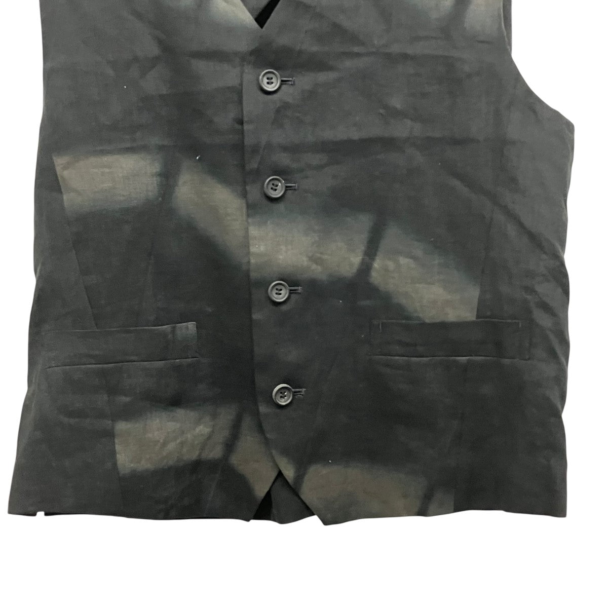 ISSEY MIYAKE MEN リネンベストME21FE132 古着・中古-4枚目のアイテム画像