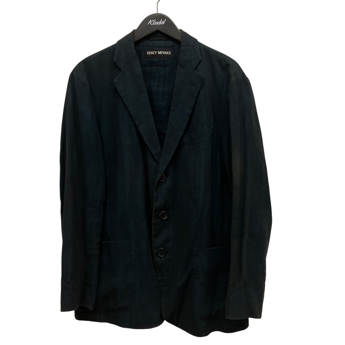 ISSEY MIYAKE MEN コットンリネンジャケットME01FD067 古着・中古-1枚目のアイテム画像