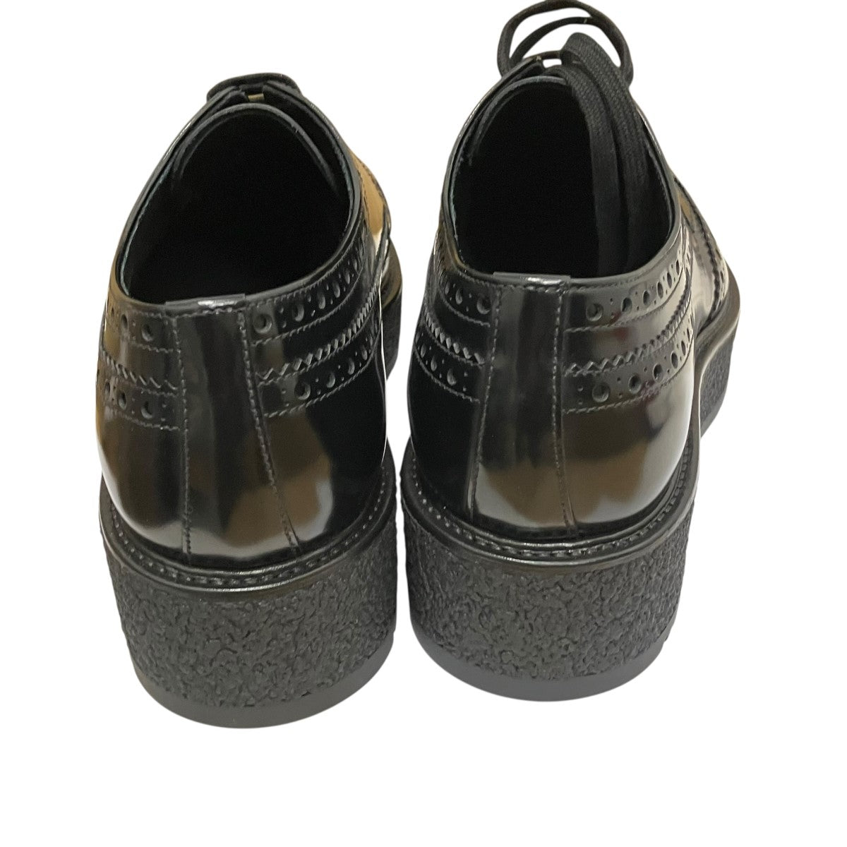 PRADA 厚底ウイングチップダービーシューズ2EG015 古着・中古-4枚目のアイテム画像