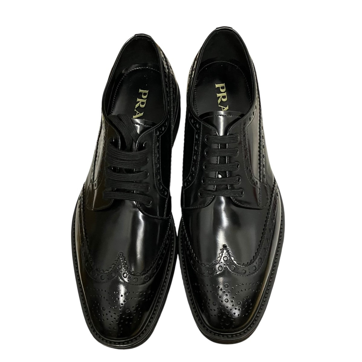 PRADA 厚底ウイングチップダービーシューズ2EG015 古着・中古-6枚目のアイテム画像