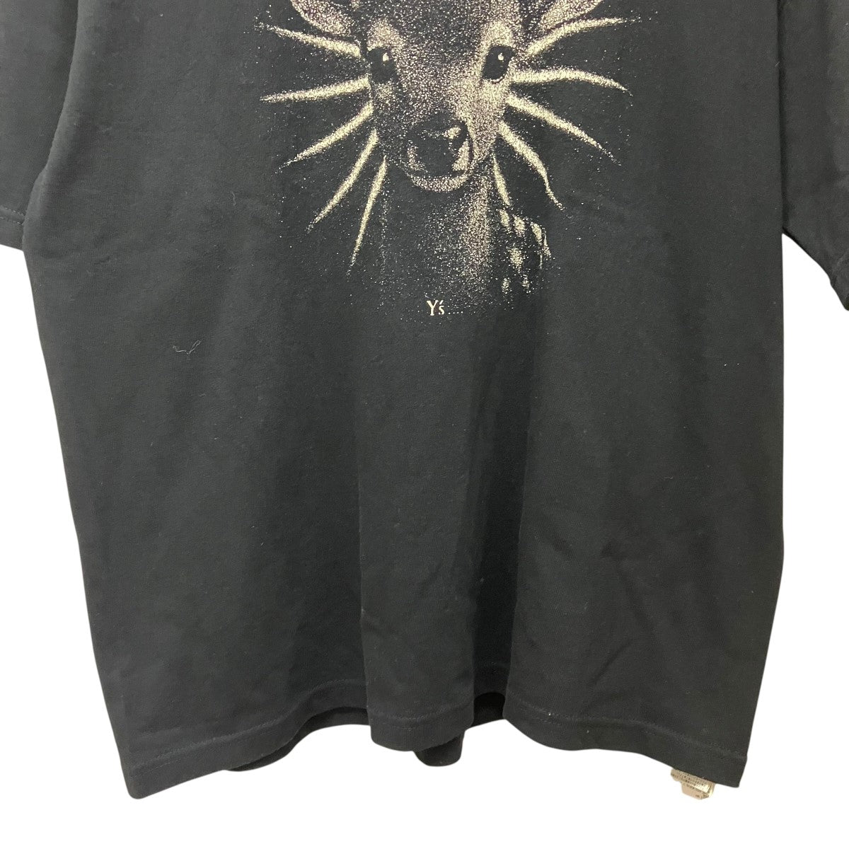 Y’s 25AWDEER Print Print TプリントTシャツYX-T41-051 古着・中古-4枚目のアイテム画像