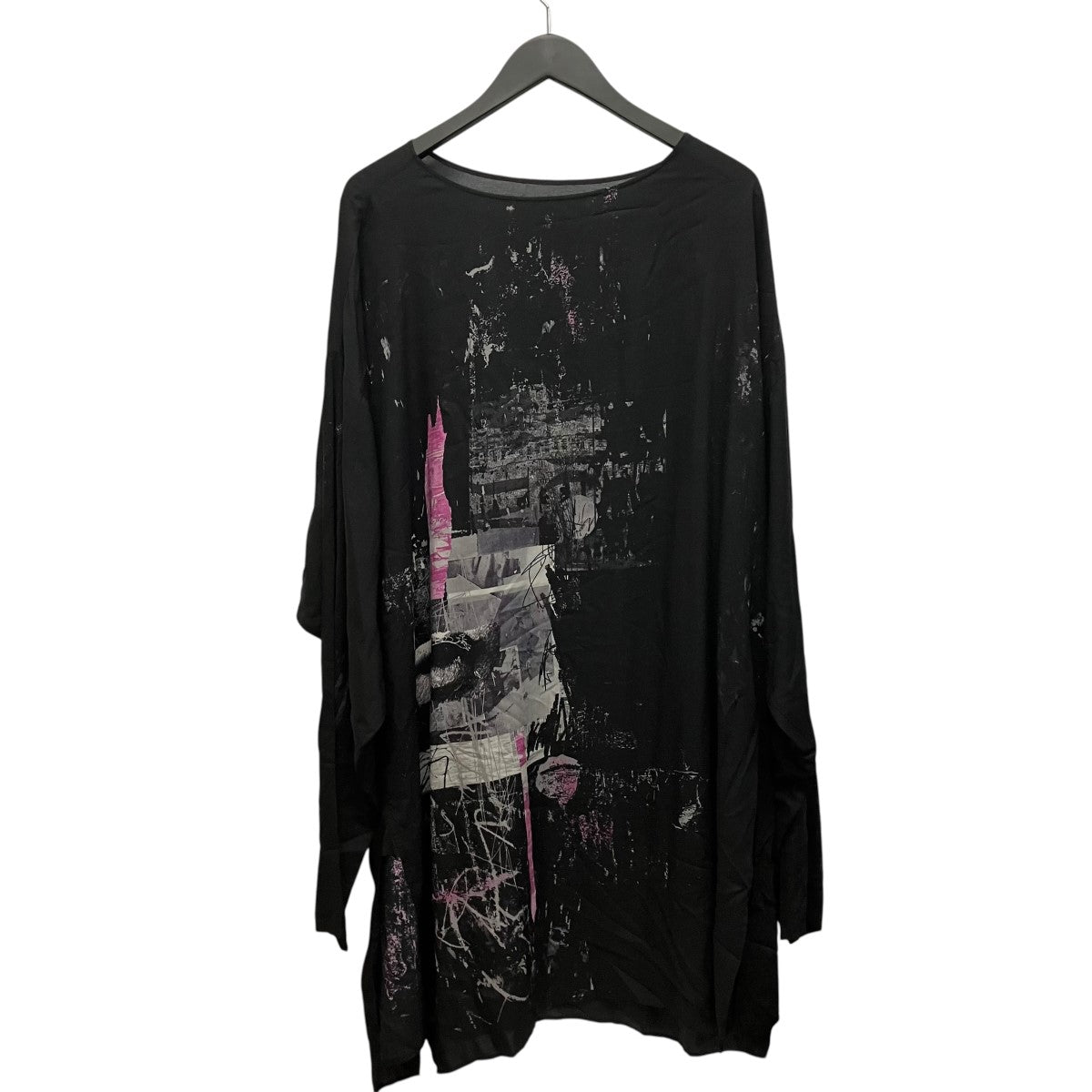 Y’s RAYON LAWN PULL OVERレーヨングラフィックプルオーバーYK-B02-215 古着・中古-2枚目のアイテム画像