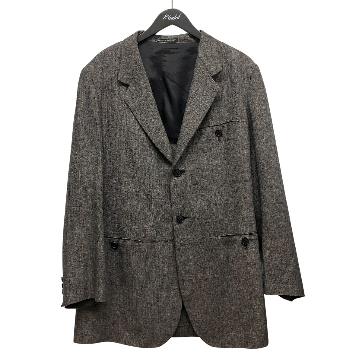Y’S for men 25SSHEATHER KHADI JACKETテーラードジャケット 古着・中古-1枚目のアイテム画像