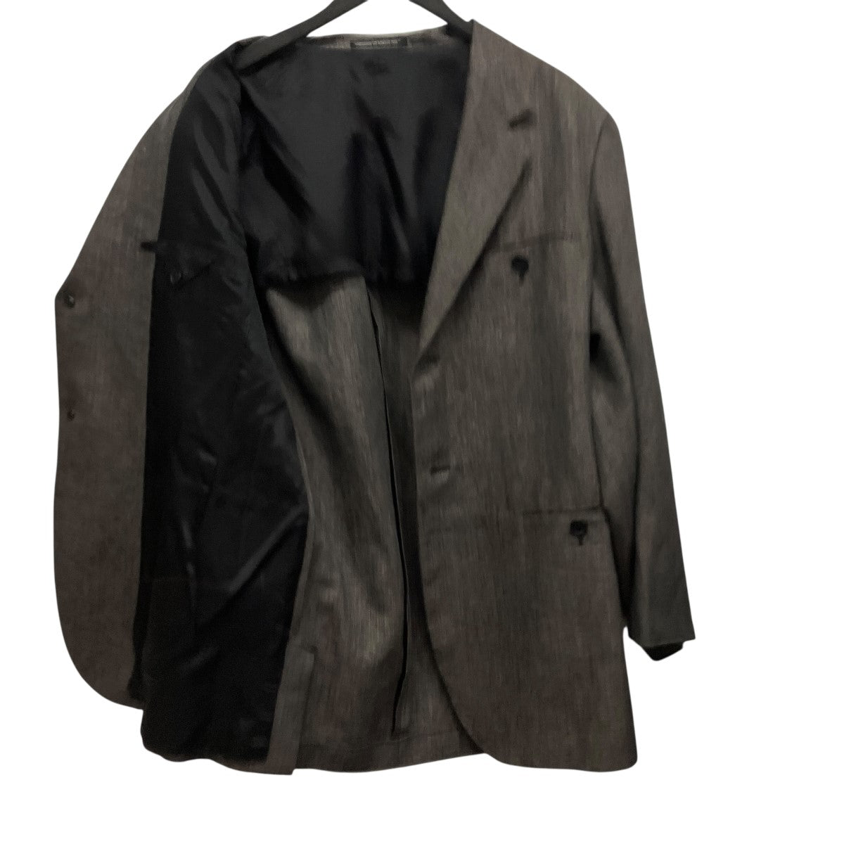 Y’S for men 25SSHEATHER KHADI JACKETテーラードジャケット 古着・中古-3枚目のアイテム画像