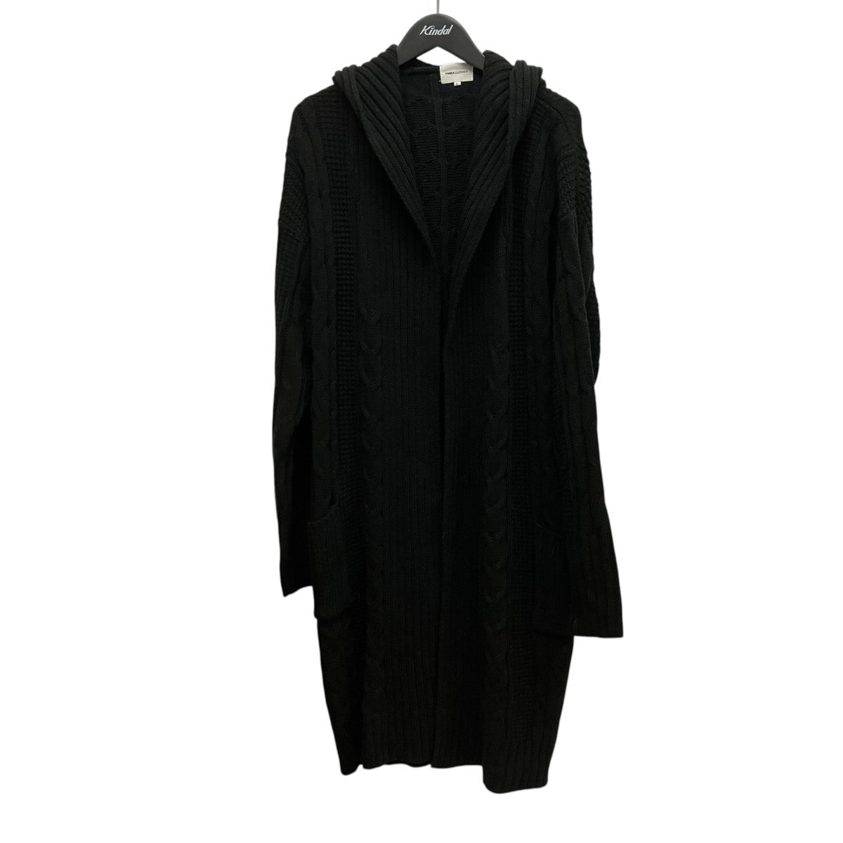 EMMA CLOTHES フーデッドニットカーディガン 古着・中古-1枚目のアイテム画像