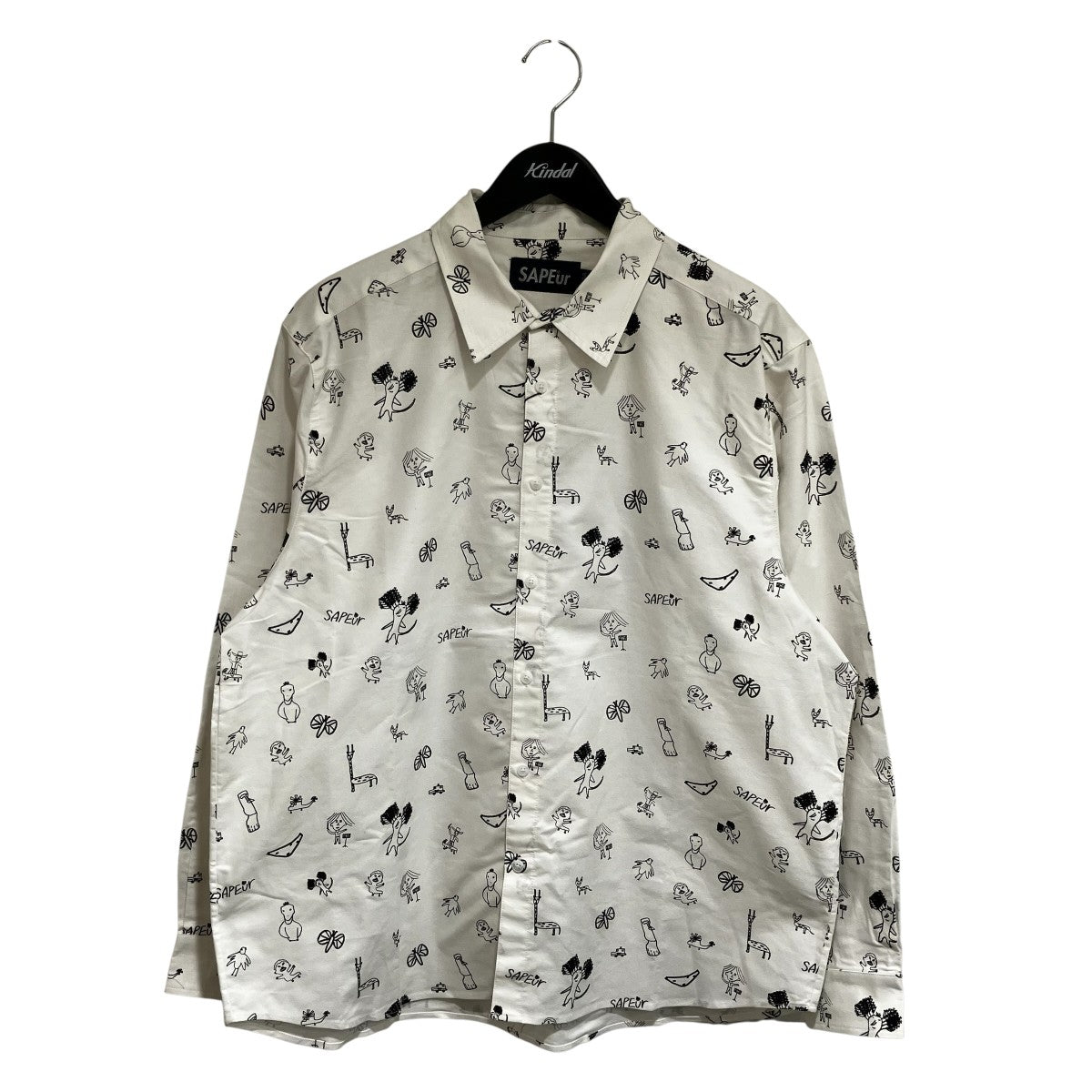 総柄シャツMH-025