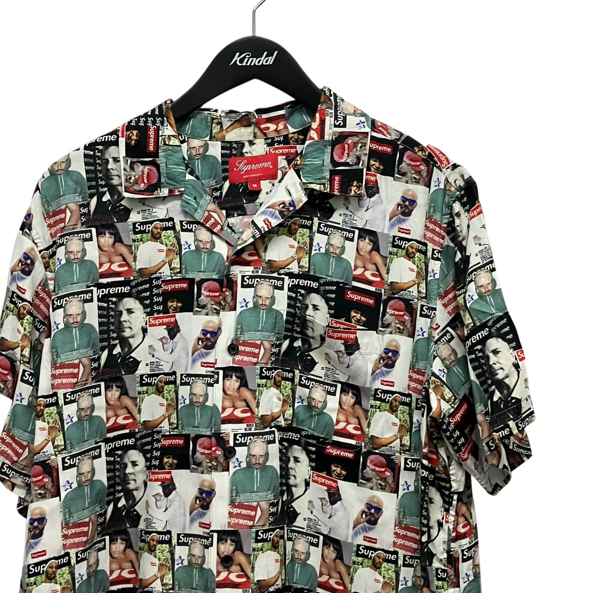 Supreme 23SSMagazine S S Shirt総柄プリントオープンカラー半袖シャツ 古着・中古-3枚目のアイテム画像