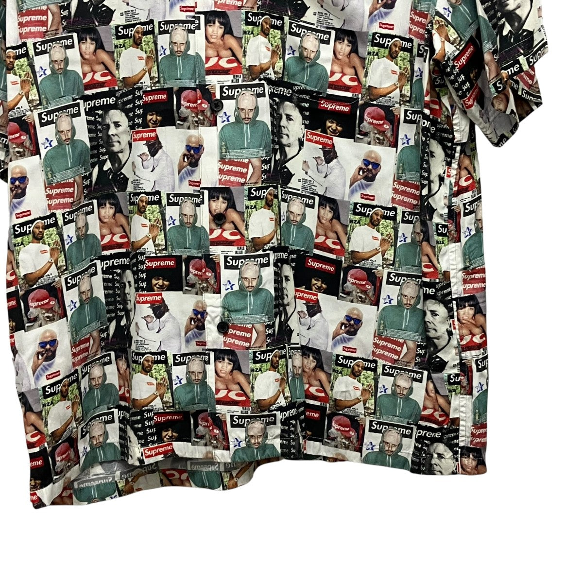 Supreme 23SSMagazine S S Shirt総柄プリントオープンカラー半袖シャツ 古着・中古-4枚目のアイテム画像