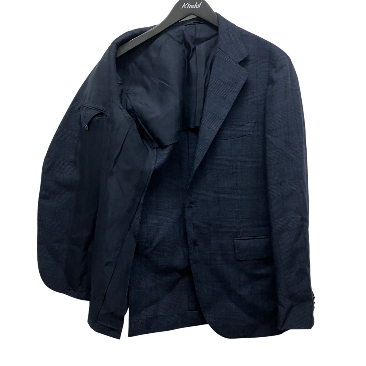 SOVEREIGN UNITED ARROWS グレンチェックセットアップスーツ1123-273-5635 古着・中古-4枚目のアイテム画像