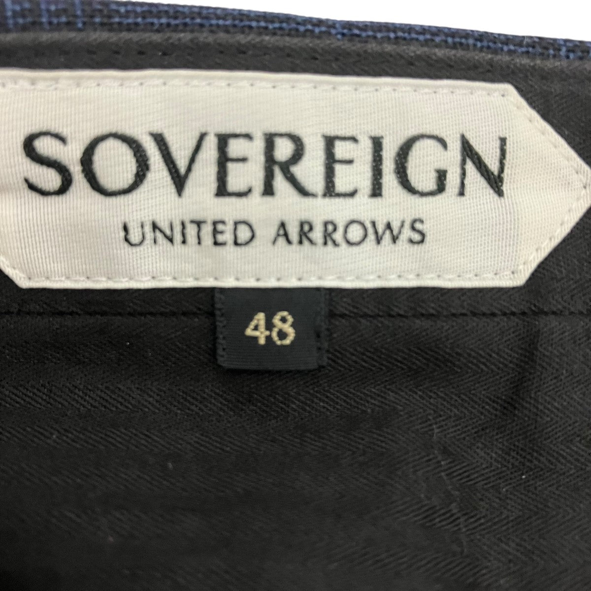 SOVEREIGN UNITED ARROWS グレンチェックセットアップスーツ1123-273-5635 古着・中古-8枚目のアイテム画像