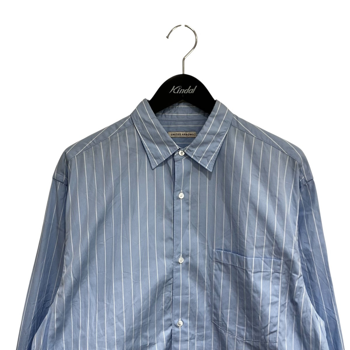 UNITED ARROWS THOMAS MASON地ストライプシャツ1111-250-3743 古着・中古-3枚目のアイテム画像