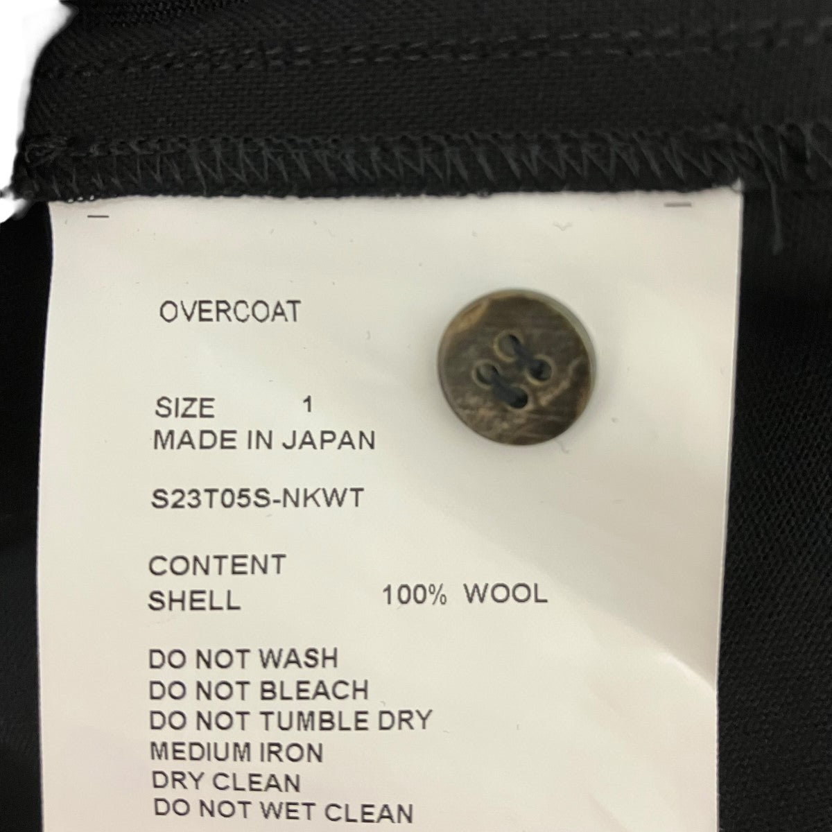 OVERCOAT オープンカラー半袖シャツS23T05S-NKWT 古着・中古-5枚目のアイテム画像