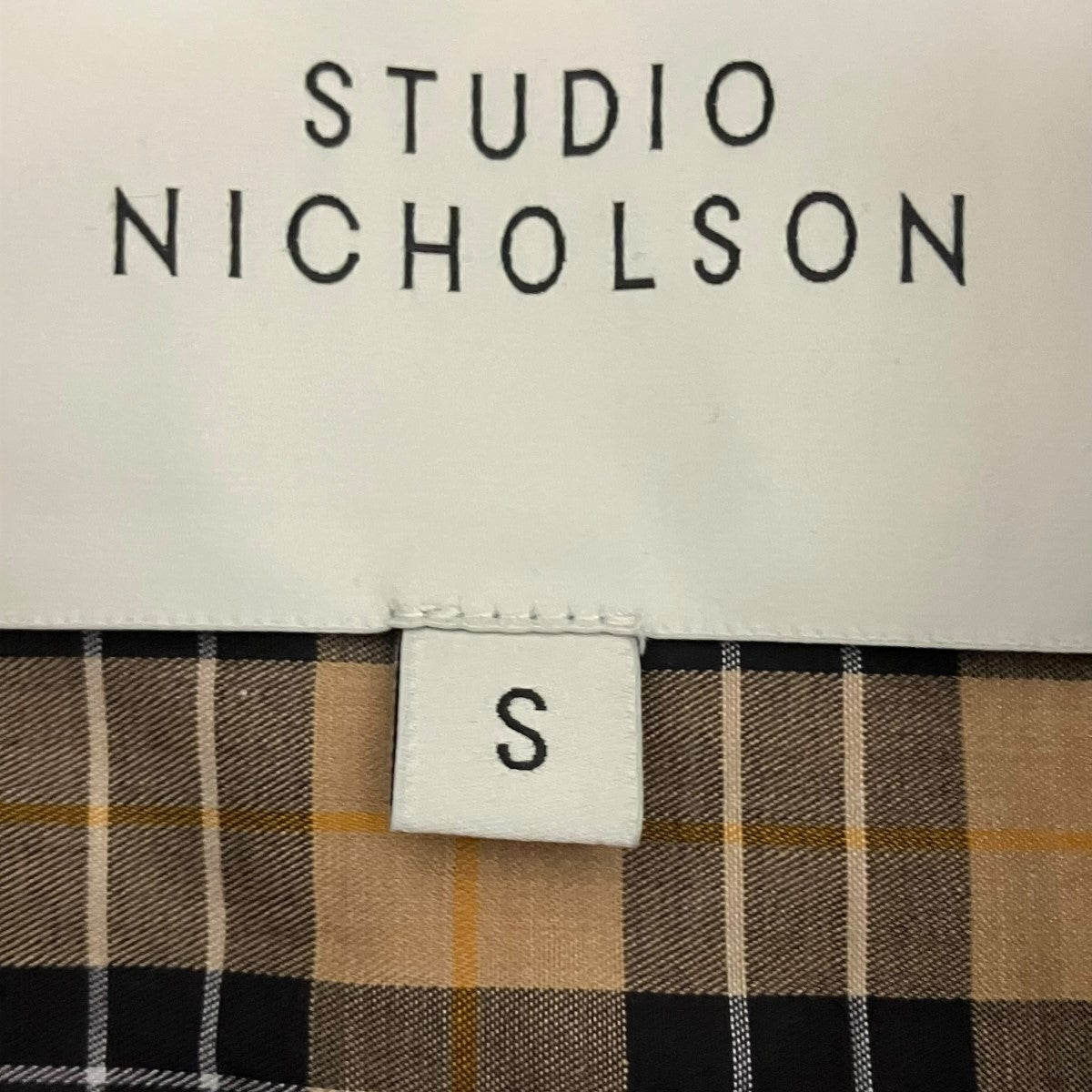 22SSNICHOLSON 20MADRAS CHECK COTTON OVERSIZED SHIRTチェックシャツ51-10-821012