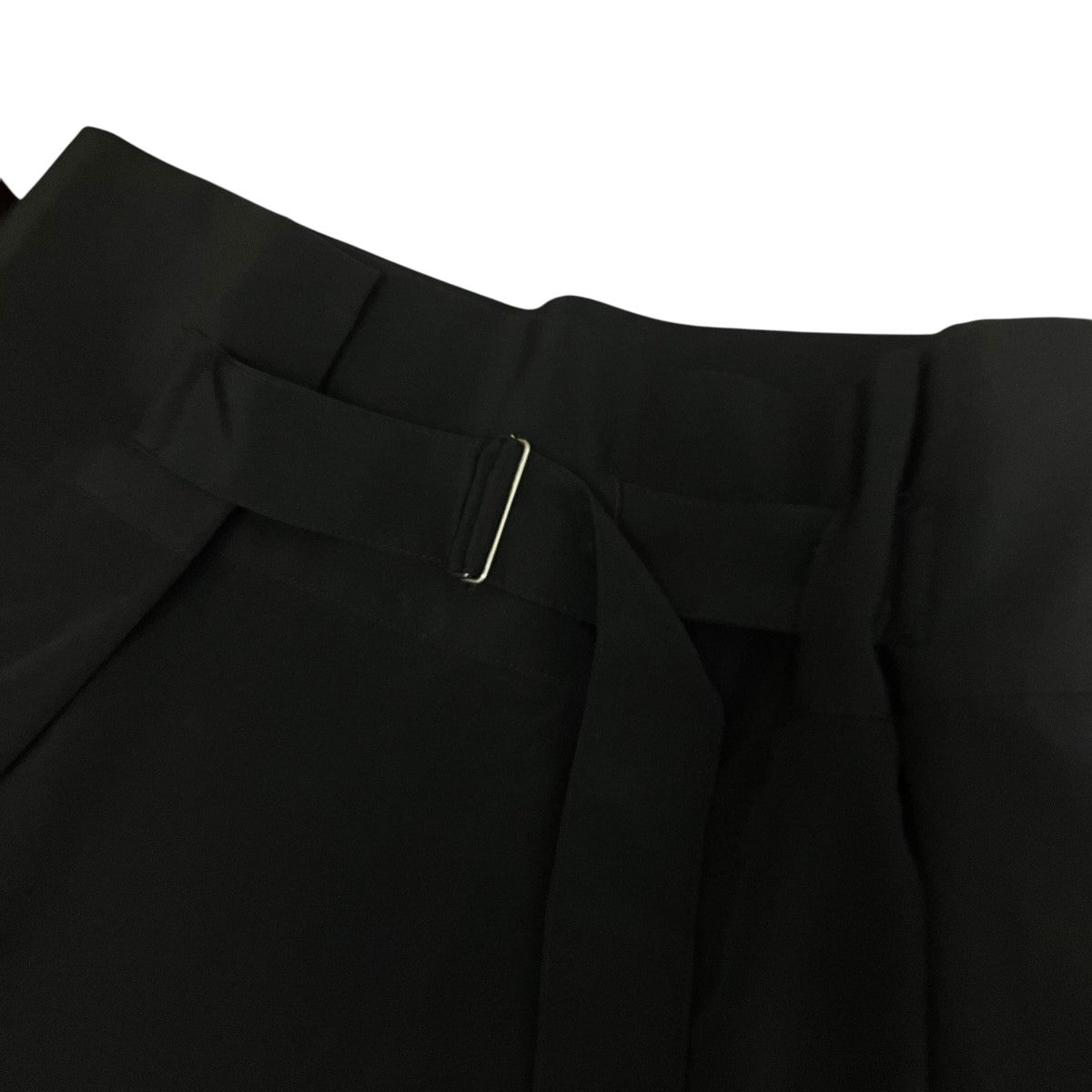 LIMI feu Ta Pe Decyne Tuck Wide PantsベルテッドパンツLG-P08-500 古着・中古-3枚目のアイテム画像