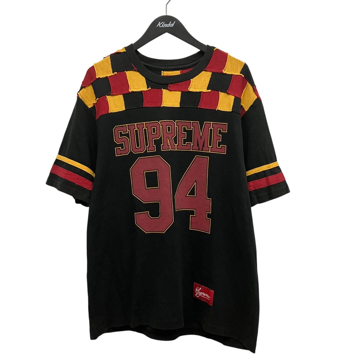 24SSPatchwork Yoke football topパッチワークフットボールトップ