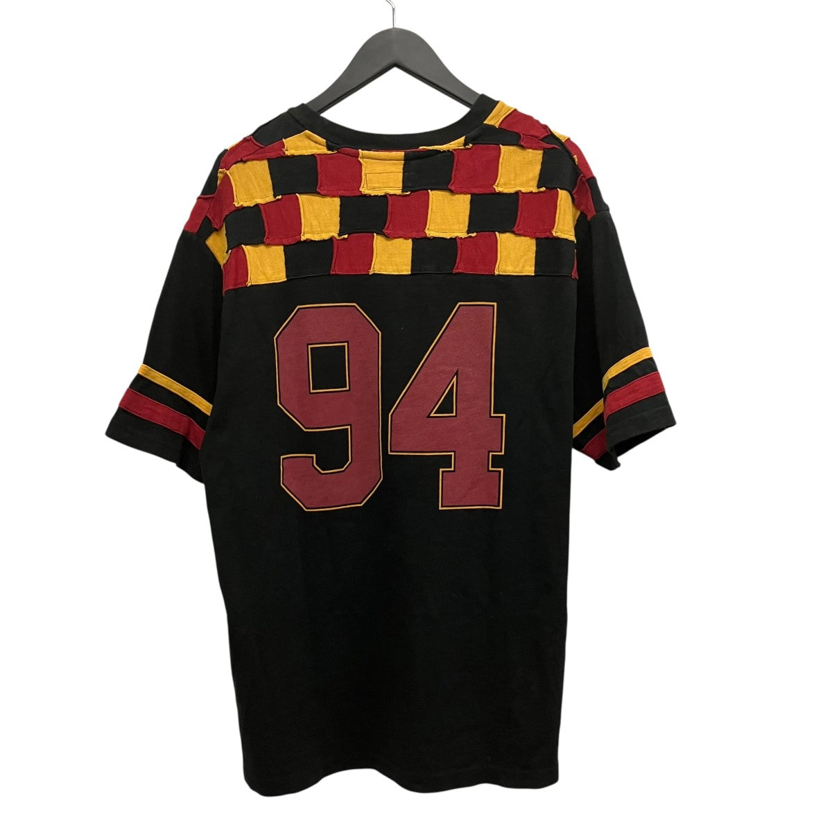24SSPatchwork Yoke football topパッチワークフットボールトップ