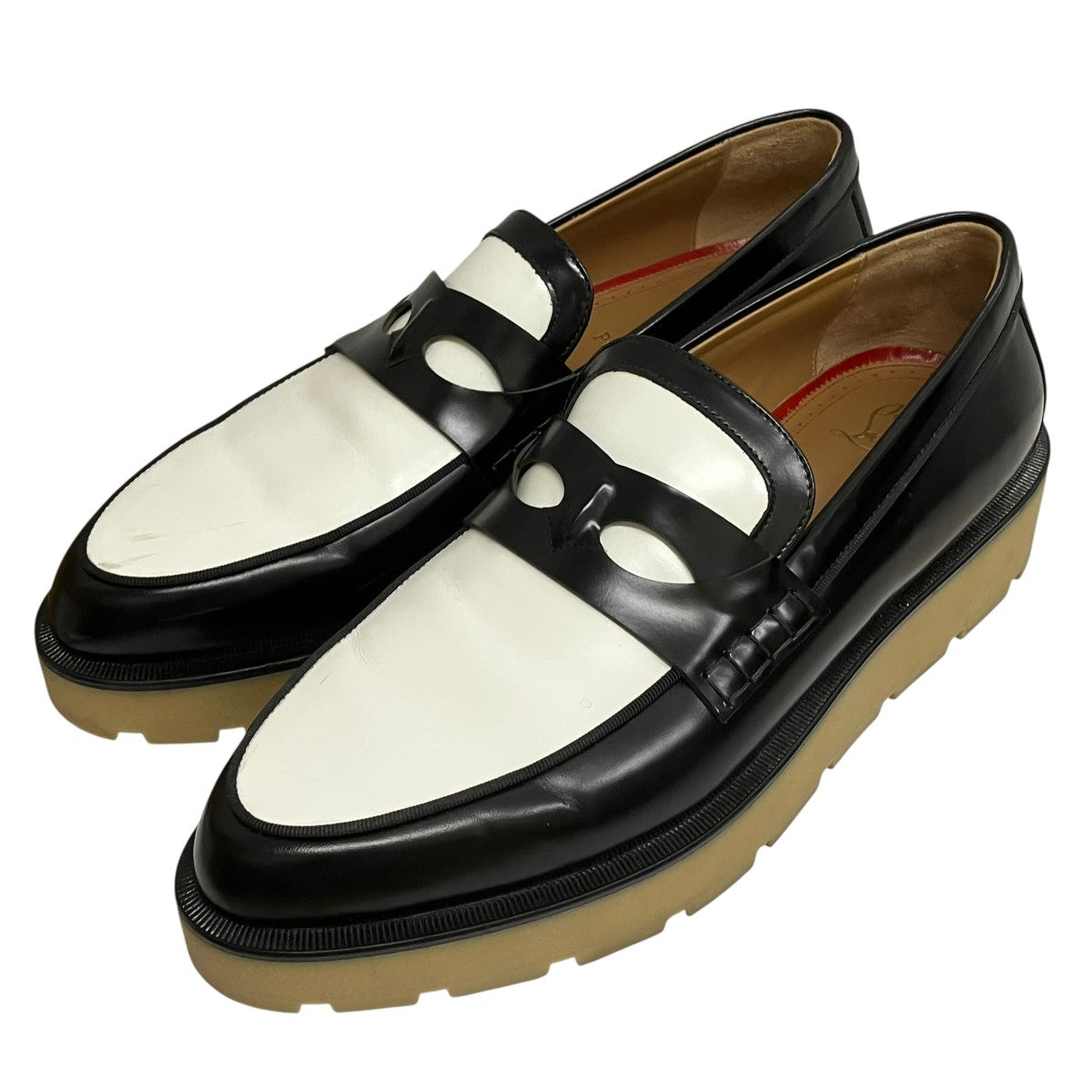 Christian Louboutin 厚底ローファー 古着・中古-1枚目のアイテム画像