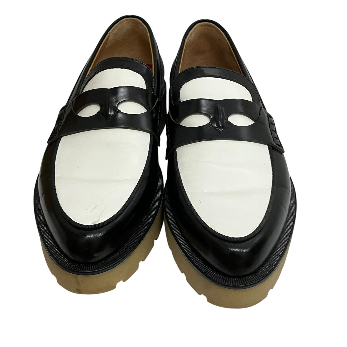 Christian Louboutin 厚底ローファー 古着・中古-2枚目のアイテム画像