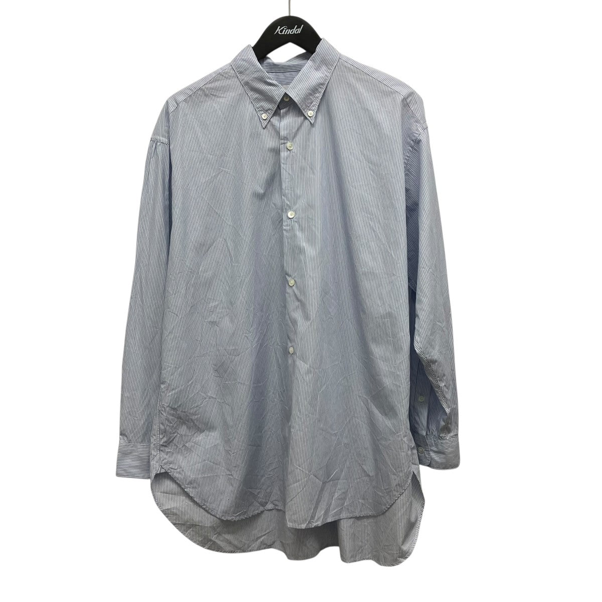 コットンブロード ボタンダウン ロングシャツ63-01-61-01001