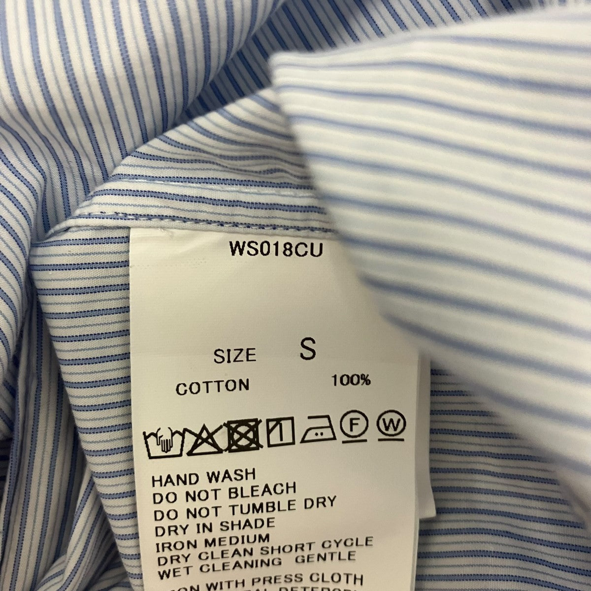 コットンブロード ボタンダウン ロングシャツ63-01-61-01001