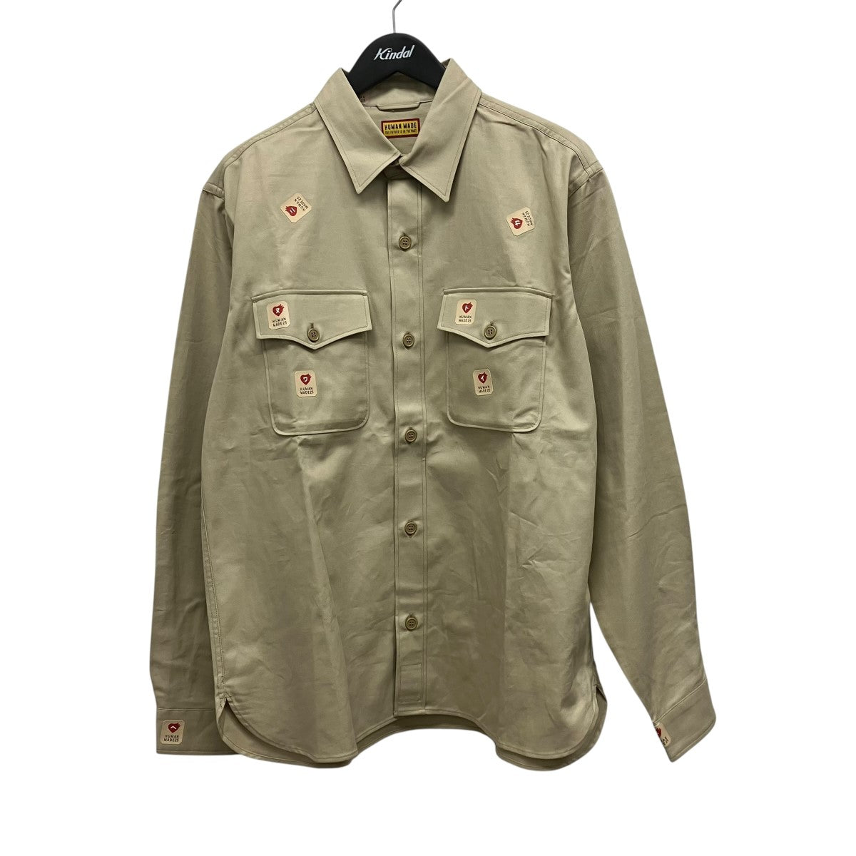 HUMAN MADE(ヒューマンメイド) MILITARY WORK SHIRTワッペンダブル