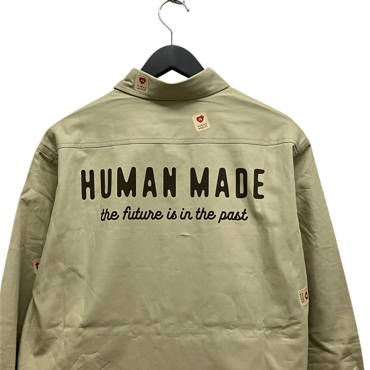 HUMAN MADE MILITARY WORK SHIRTワッペンダブルポケットシャツHM30SH009 古着・中古-3枚目のアイテム画像