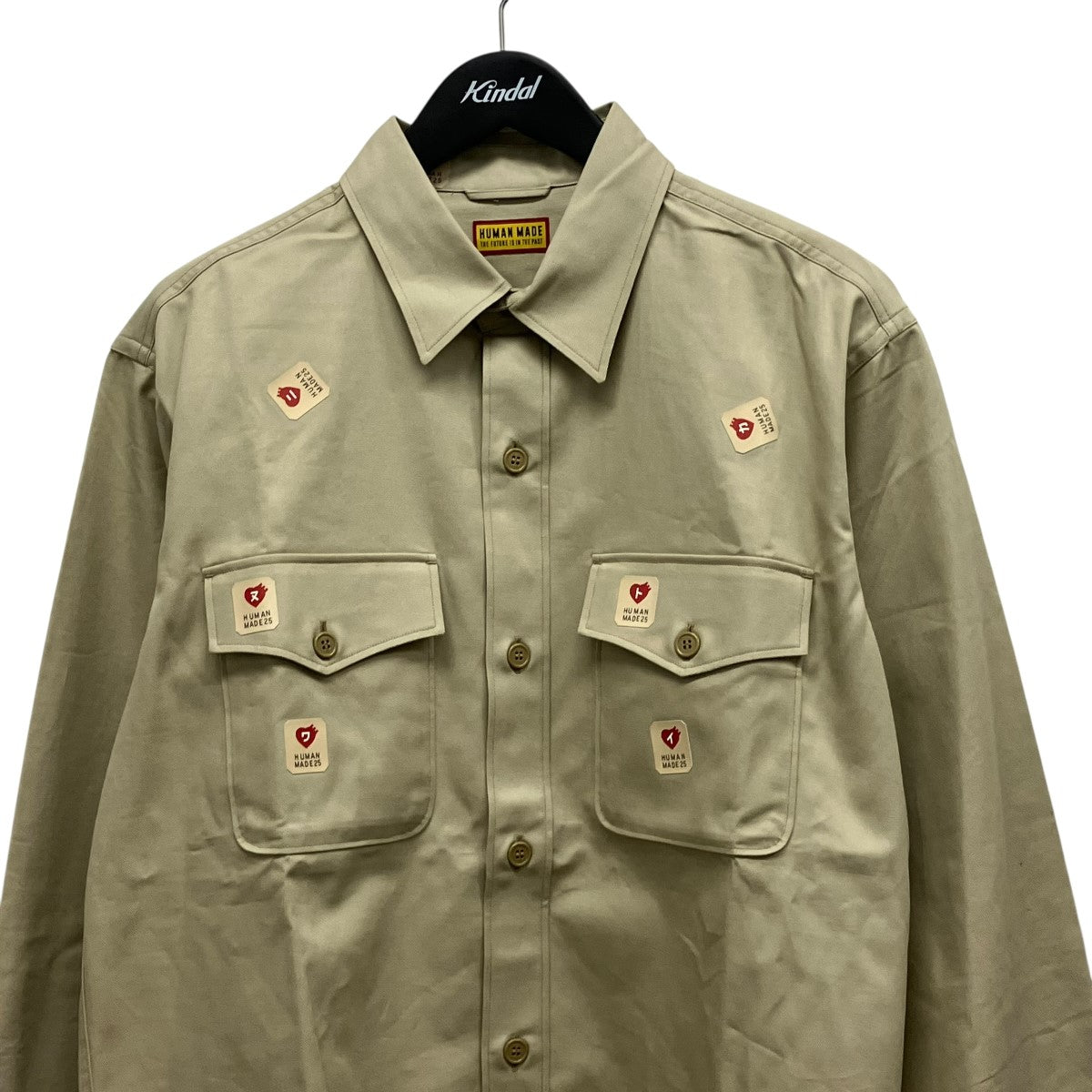 HUMAN MADE(ヒューマンメイド) MILITARY WORK SHIRTワッペンダブル