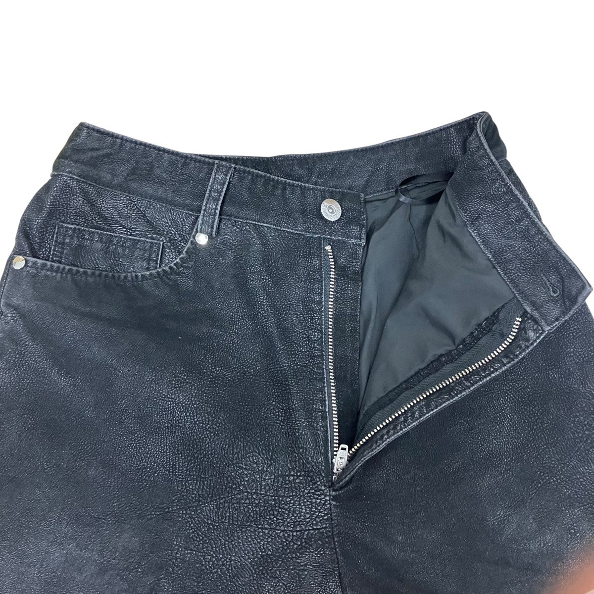 PRANK PROJECT Italian Vegan Leather Washed Pantsデニムパンツ31242465103 古着・中古-5枚目のアイテム画像