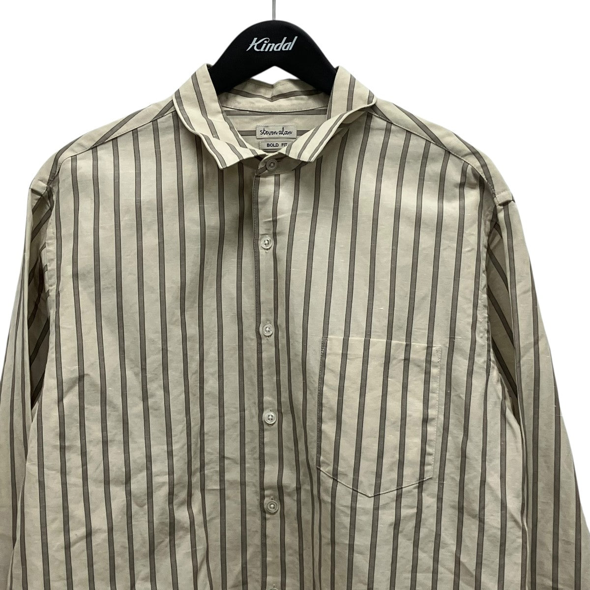 steven alan ストライプシャツ8111-218-0539 古着・中古-3枚目のアイテム画像